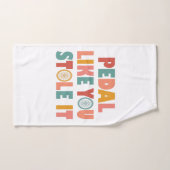 Pedal als jij houdt het tegen - Grappig fietsen Handdoek (Handdoek)