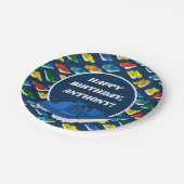 Pedal Boats Birthday Party - Gepersonaliseerd Papieren Bordje (Gekanteld)