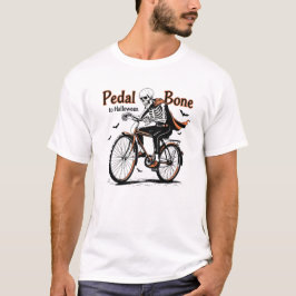 Pedal Bone naar Halloween Fietsen T-shirts