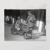 Pedal Car Traffic Stop, 1922 Briefkaart (Voorkant)