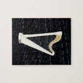 Pedal Harp Music Legpuzzel (Horizontaal)