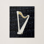 Pedal Harp Music Legpuzzel (Verticaal)
