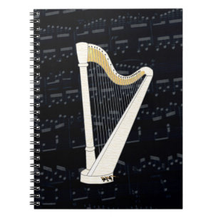 Pedal Harp Music Notitieboek