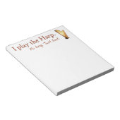 Pedal Harp Note Pad Notitieblok (Schuin)