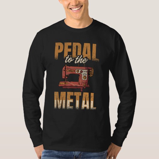 Pedal naar de metaalriolering voor het uitstrooien t-shirt (Voorkant)