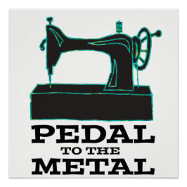 Pedal naar het Poster Metal