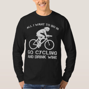 Pedal & Pour: Omarm de vreugde van fietsen en wijn T-shirt