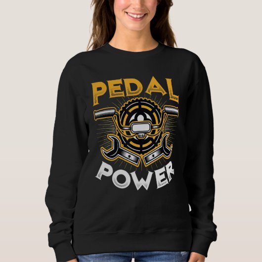 Pedal Power Anti-Ebike Bicycle Trui (Voorkant)