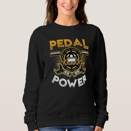 Pedal Power Anti-Ebike Bicycle Trui (Voorkant)