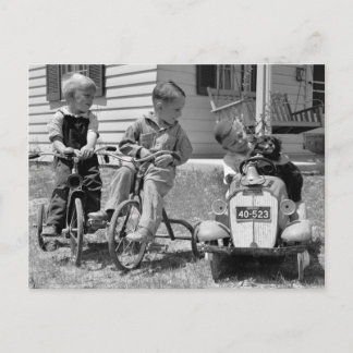 Pedal Power, jaren '30 Briefkaart