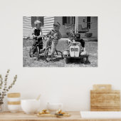 Pedal Power, jaren '30 Poster (Keuken)