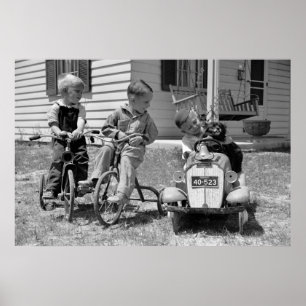 Pedal Power, jaren '30 Poster