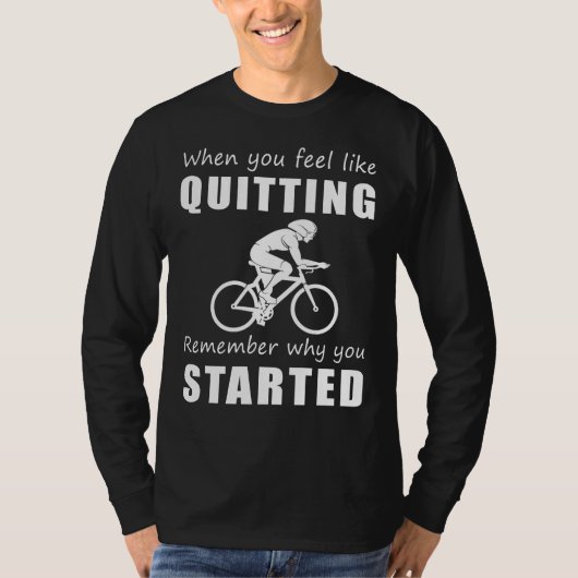 Pedal Power Perseverance - Grappig Fietsen T-shirt (Voorkant)