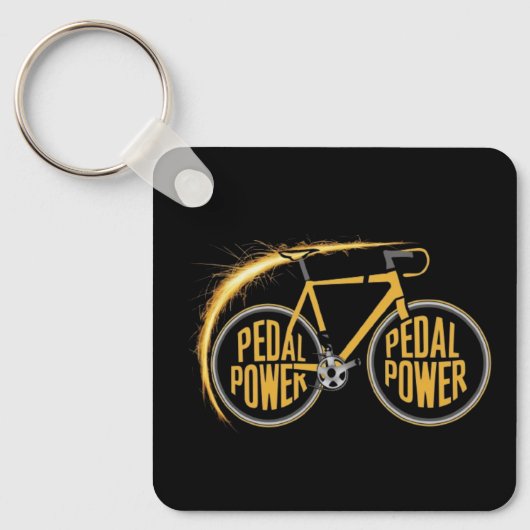 Pedal Power Sleutelhanger (Voorkant)