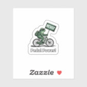 : Pedal Power! Weersta Frog Sticker (Vel)