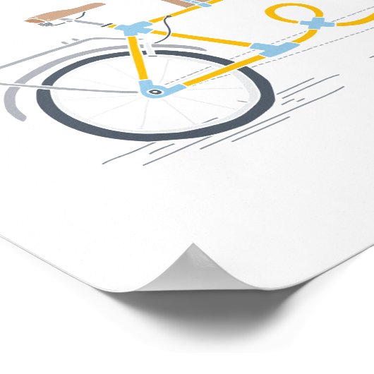 Pedal powered Leeds Poster (Hoek)