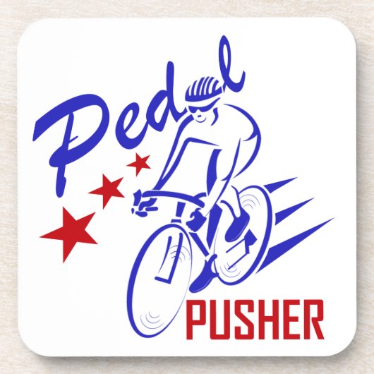 Pedal Pusher Bier Onderzetter (Voorkant)