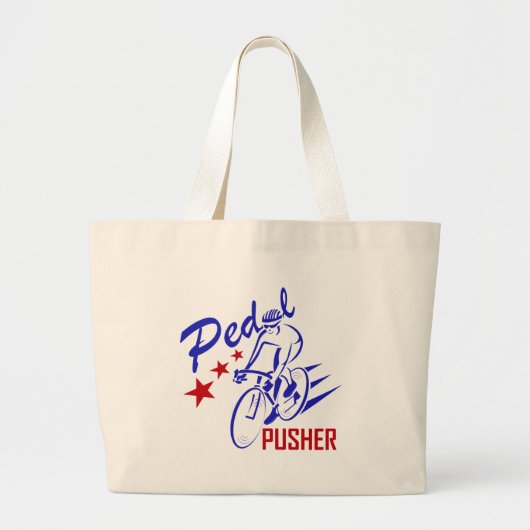 Pedal Pusher Grote Tote Bag (Voorkant)