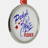 Pedal Pusher Metalen Ornament (Rechts)