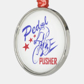 Pedal Pusher Metalen Ornament (Links)