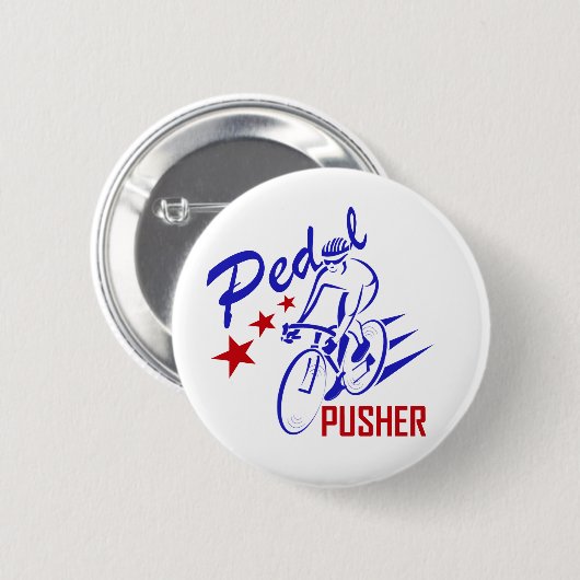 Pedal Pusher Ronde Button 5,7 Cm (Voorkant /achterkant)