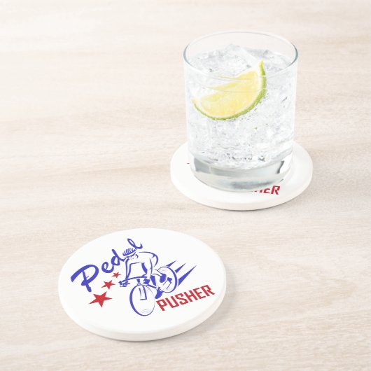 Pedal Pusher Zandsteen Onderzetter (Zijkant)