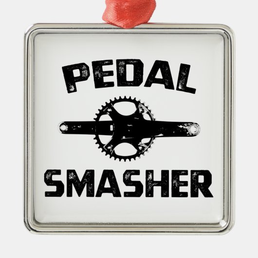 Pedal Smasher Metalen Ornament (Voorkant)