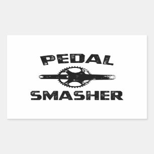 Pedal Smasher Rechthoekige Sticker
