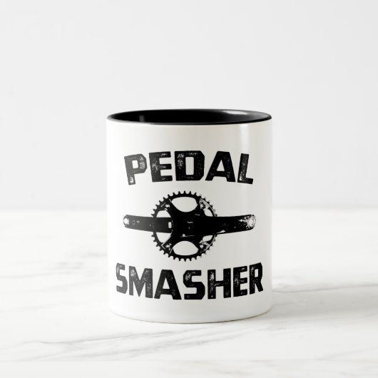 Pedal Smasher Tweekleurige Koffiemok (Center)