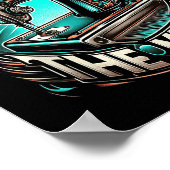 Pedal To The Metal - Funny Sewing Quote  Poster (Hoek)