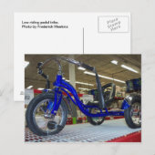 Pedal Trike met laag gewicht Briefkaart (Voorkant / Achterkant)