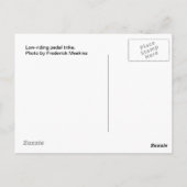 Pedal Trike met laag gewicht Briefkaart (Achterkant)