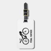 Pedal Verder Bikepacking Bagagelabel (Voorkant verticaal)