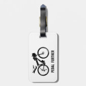 Pedal Verder Bikepacking Bagagelabel (Achterkant verticaal)