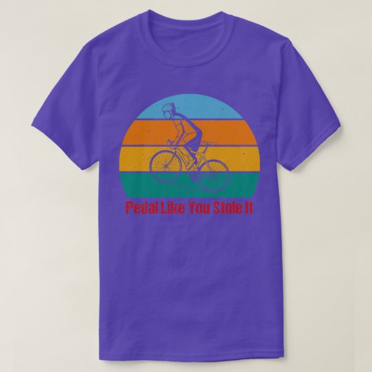 Pedal zoals jij die het ontwerp van grappige fiets t-shirt (Design voorkant)
