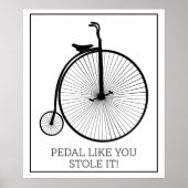 Pedal zoals jij het tegenhoudt poster (Voorkant)