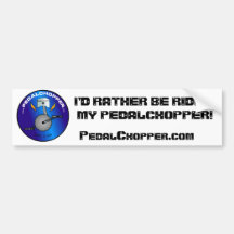 PedalChopper-Bumpersticker