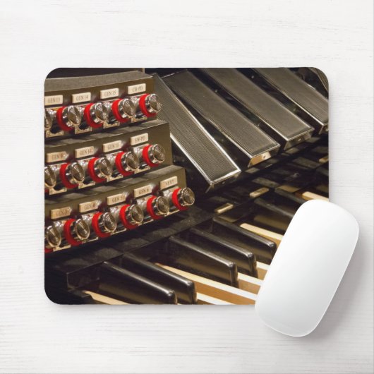 Pedalen en pistons mousepad muismat (Met muis)