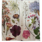 Pedalen in een boek douchegordijn (Voorkant)