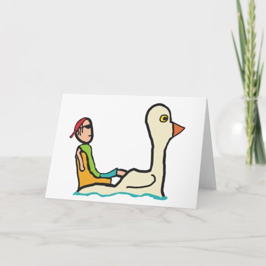 Pedalo Tourist Paddle Boat Kaart (Voorkant)