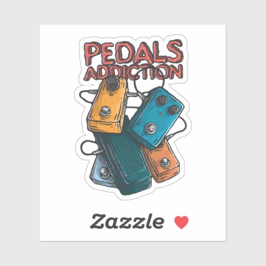 Pedals addiction sticker (Vel)