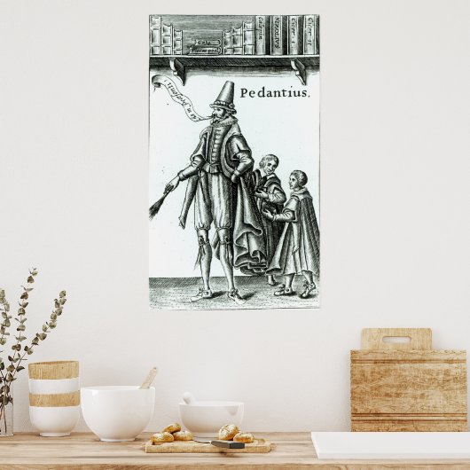 "Pedantius" Poster (Keuken)