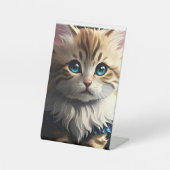 Pedastal afbeelding reclamebord met voetstuk (Voorkant)