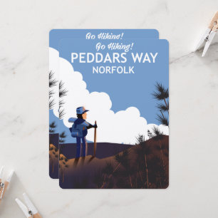 Peddars Way Norfolk Wandelposter