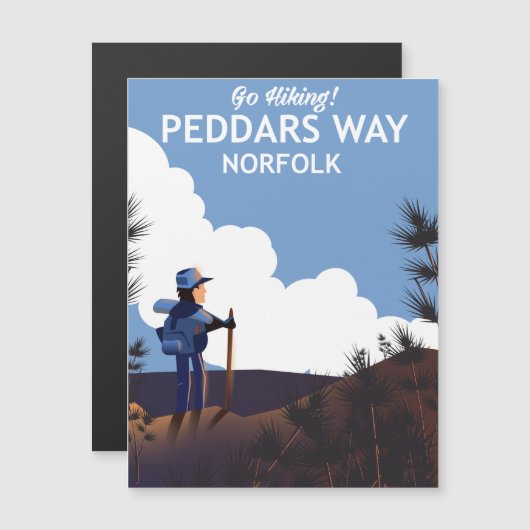 Peddars Way Norfolk Wandelposter (Voorkant / Achterkant)