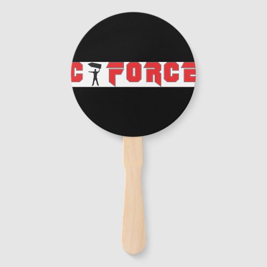 peddel handwaaier (Achterkant)