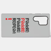 Peddel... Herhalen - Stand up paddle board ontwerp Samsung Galaxy Hoesje (Achterkant horizontaal)