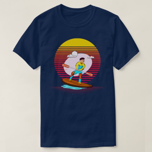 peddelboarding damp t-shirt (Design voorkant)