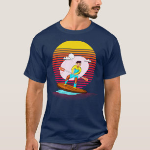 peddelboarding damp t-shirt