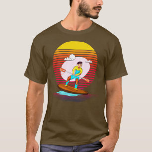 peddelboarding damp t-shirt